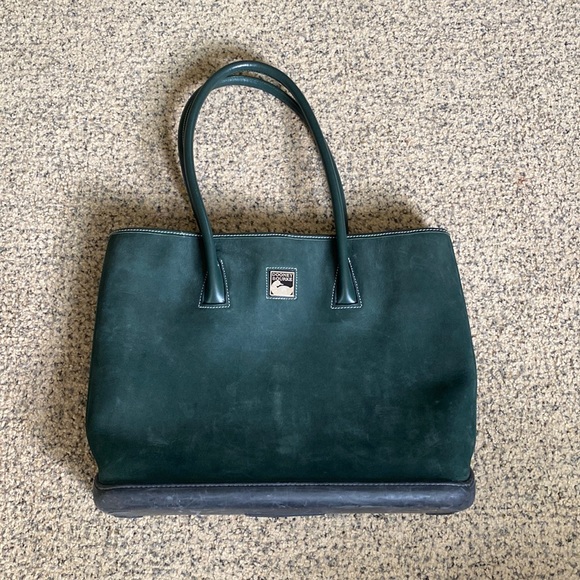 Dooney & Bourke Handbags - Dooney and Bourke green suede bag